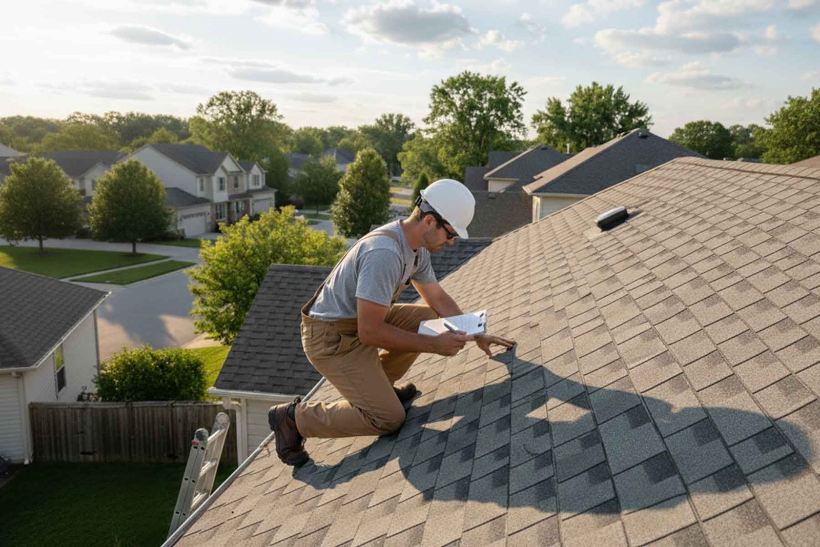 Home roof inspection